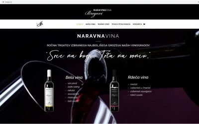 Projekt Bregovi naravna vina spletna trgovina